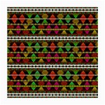 Aztec Style Pattern Glasses Cloth (Medium, Two Sided) Front