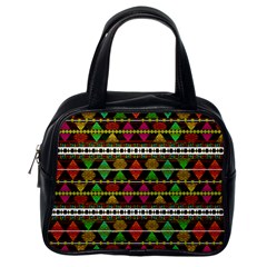 Aztec Style Pattern Classic Handbag (one Side) by dflcprints