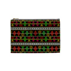 Aztec Style Pattern Cosmetic Bag (medium)