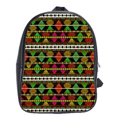 Aztec Style Pattern School Bag (large)