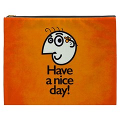 Have A Nice Day Happy Character Cosmetic Bag (xxxl)