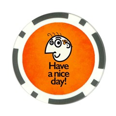 Have A Nice Day Happy Character Poker Chip (10 Pack) by CreaturesStore