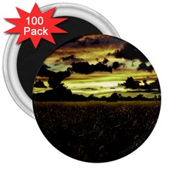 Dark Meadow Landscape  3  Button Magnet (100 Pack) by dflcprints