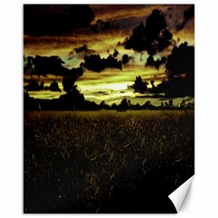 Dark Meadow Landscape  Canvas 16  X 20  (unframed) by dflcprints