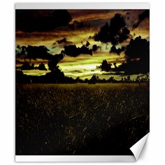 Dark Meadow Landscape  Canvas 20  X 24  (unframed) by dflcprints