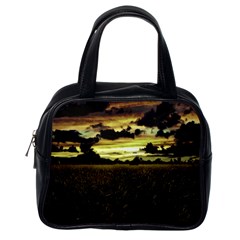 Dark Meadow Landscape  Classic Handbag (one Side)