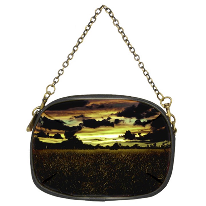 Dark Meadow Landscape  Chain Purse (Two Sided) 