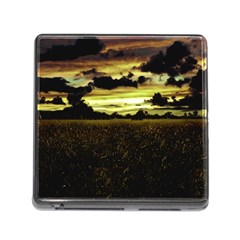 Dark Meadow Landscape  Memory Card Reader With Storage (square) by dflcprints