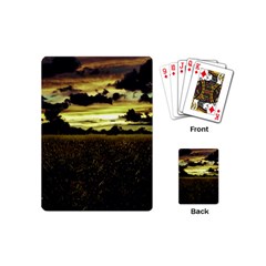 Dark Meadow Landscape  Playing Cards (mini)