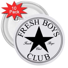 Star Power Fresh 3  Button (10 Pack)