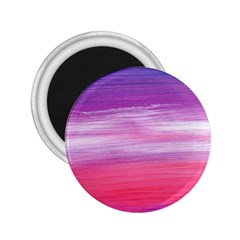 Abstract In Pink & Purple 2 25  Button Magnet