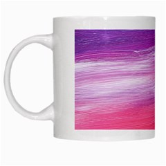 Abstract In Pink & Purple White Coffee Mug