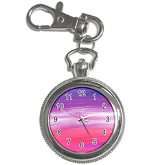 Abstract In Pink & Purple Key Chain Watch