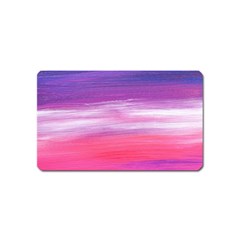 Abstract In Pink & Purple Magnet (name Card)