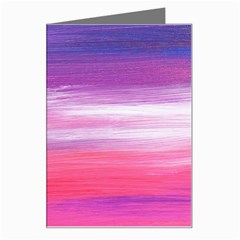 Abstract In Pink & Purple Greeting Card