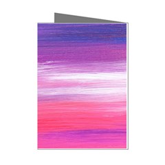 Abstract In Pink & Purple Mini Greeting Card (8 Pack)