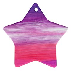 Abstract In Pink & Purple Star Ornament (two Sides) by StuffOrSomething