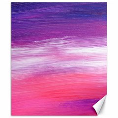 Abstract In Pink & Purple Canvas 8  X 10  (unframed)