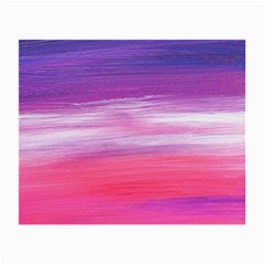 Abstract In Pink & Purple Glasses Cloth (small, Two Sided)