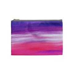 Abstract In Pink & Purple Cosmetic Bag (medium)