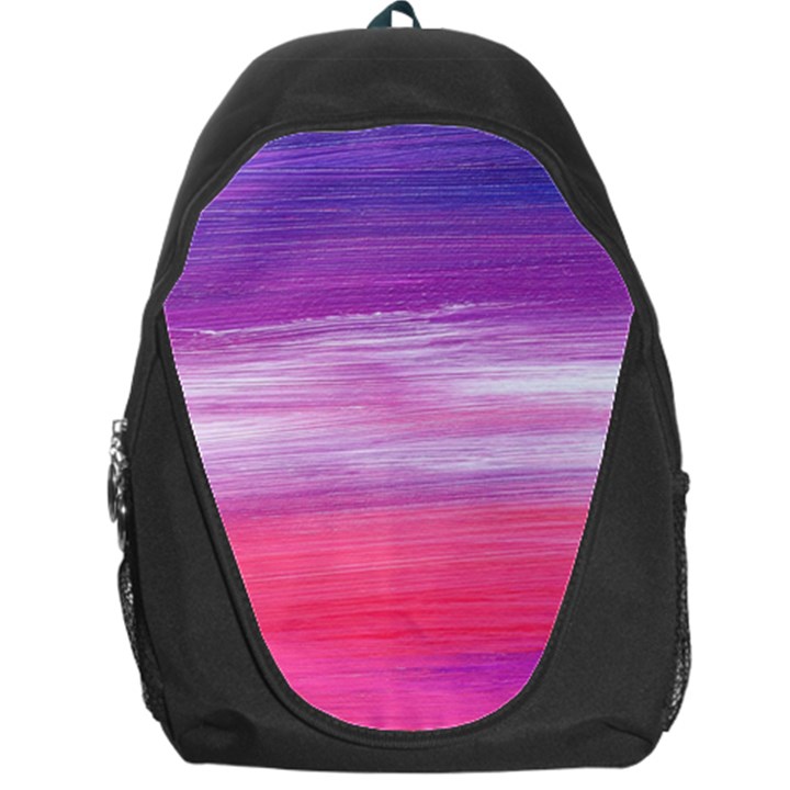 Abstract In Pink & Purple Backpack Bag