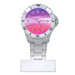 Abstract In Pink & Purple Nurses Watch