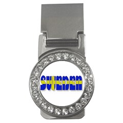 Flag Spells Sweden Money Clip (cz)