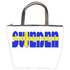 Flag Spells Sweden Bucket Handbag