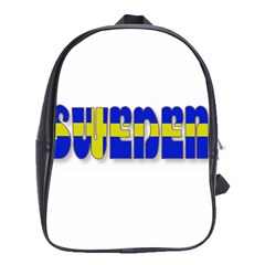 Flag Spells Sweden School Bag (xl)