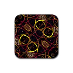 Luxury Futuristic Ornament Drink Coaster (square) by dflcprints