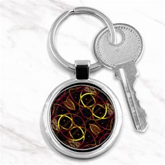 Luxury Futuristic Ornament Key Chain (round)