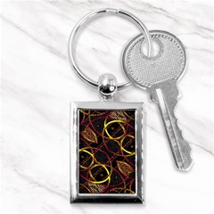 Luxury Futuristic Ornament Key Chain (rectangle)