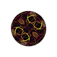 Luxury Futuristic Ornament Drink Coaster (round)