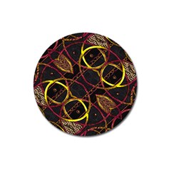 Luxury Futuristic Ornament Magnet 3  (round) by dflcprints