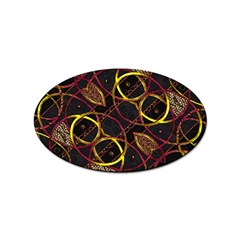 Luxury Futuristic Ornament Sticker 10 Pack (oval)