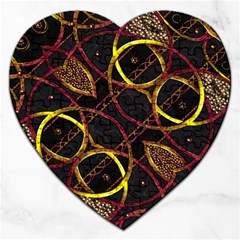 Luxury Futuristic Ornament Jigsaw Puzzle (heart)