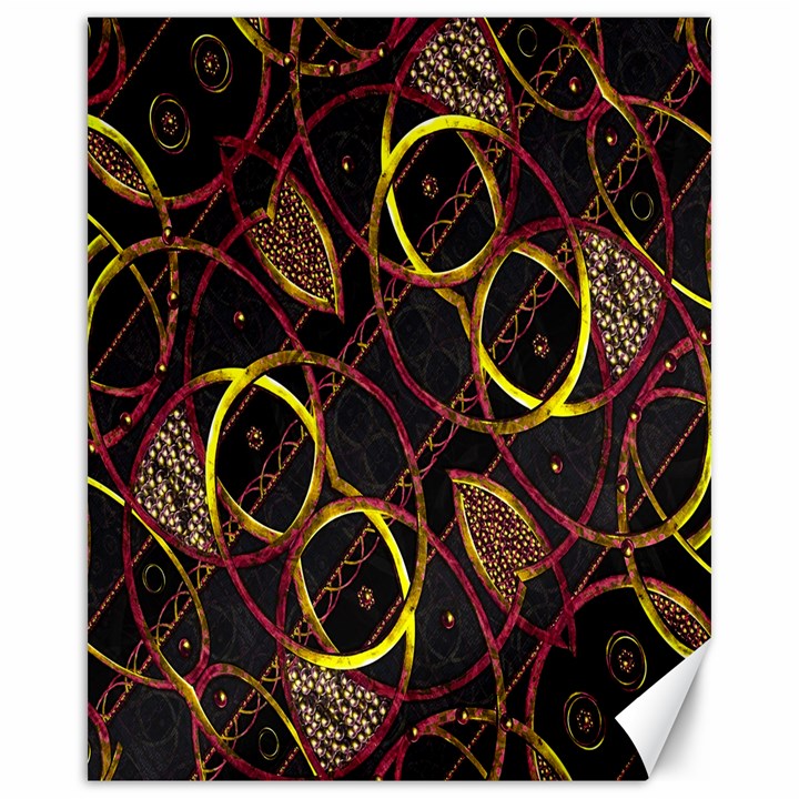 Luxury Futuristic Ornament Canvas 16  x 20  (Unframed)