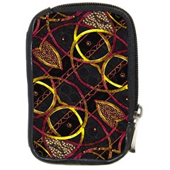 Luxury Futuristic Ornament Compact Camera Leather Case by dflcprints