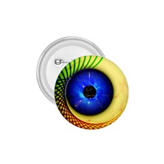 Eerie Psychedelic Eye 1 75  Button