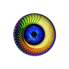 Eerie Psychedelic Eye Drink Coaster (round) by StuffOrSomething