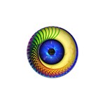 Eerie Psychedelic Eye Golf Ball Marker 4 Pack Front