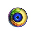 Eerie Psychedelic Eye Golf Ball Marker 4 Pack (for Hat Clip) Front