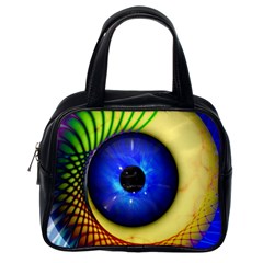 Eerie Psychedelic Eye Classic Handbag (one Side) by StuffOrSomething