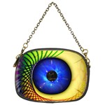 Eerie Psychedelic Eye Chain Purse (Two Sided)  Front