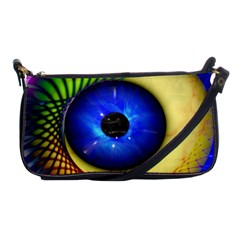 Eerie Psychedelic Eye Evening Bag