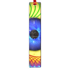 Eerie Psychedelic Eye Large Bookmark