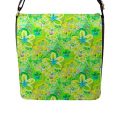 Summer Fun Flap Closure Messenger Bag (large)