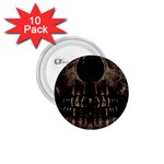 Skull Poster Background 1.75  Button (10 pack) Front