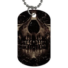 Skull Poster Background Dog Tag (one Sided) by dflcprints