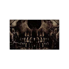 Skull Poster Background Sticker 10 Pack (rectangle) by dflcprints